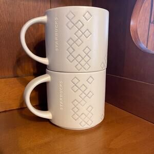 Starbucks ceramic mug set
